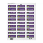 Scooby-Doo Spooktacular Halloween Party Adres LA Etiket (Full Sheet)