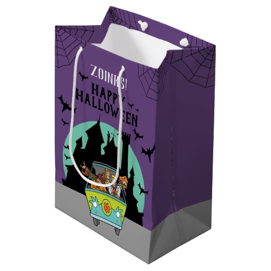 Scooby-Doo Spooktacular Halloween Party Medium Cadeauzakje (Voorkant Gekanteld)
