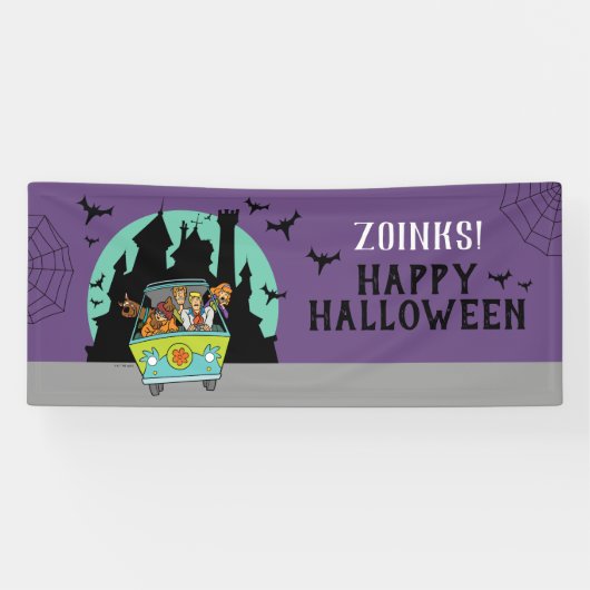 Scooby-Doo Spooktacular Halloween Party Spandoek (Horizontaal)