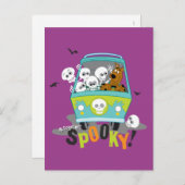 Scooby-Doo Spooky Mystery Machine Briefkaart (Voorkant / Achterkant)
