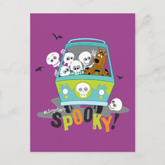 Scooby-Doo Spooky Mystery Machine Briefkaart (Voorkant)