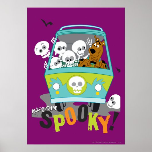 Scooby-Doo Spooky Mystery Machine Poster (Voorkant)
