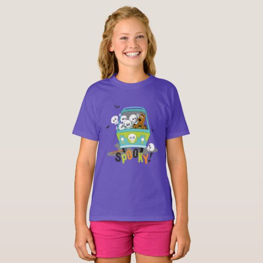 Scooby-Doo Spooky Mystery Machine T-shirt (Voorkant volledig)