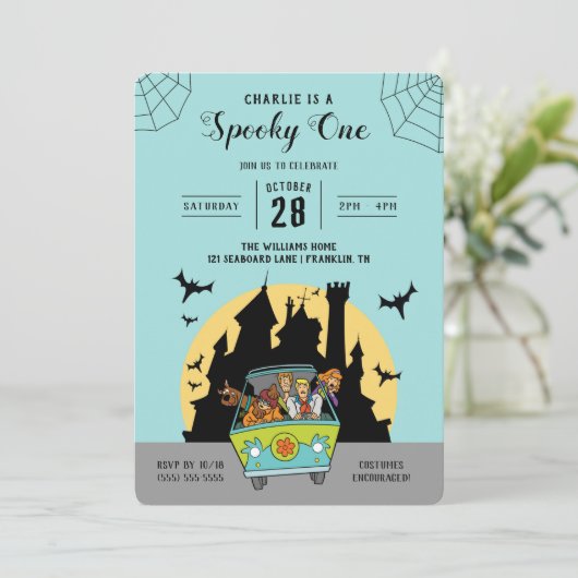 Scooby-Doo | Spooky One Halloween Verjaardag Kaart (Staand voorkant)