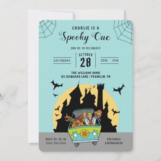 Scooby-Doo | Spooky One Halloween Verjaardag Kaart (Voorkant)