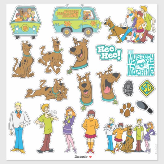 Scooby Doo Sticker set (Vel)