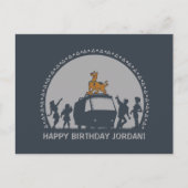 Scooby-Doo Style Tribal Van Silhouette Briefkaart (Voorkant)