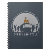 Scooby-Doo Style Tribal Van Silhouette Notitieboek (Voorkant)