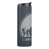 Scooby-Doo Style Tribal Van Silhouette Thermosbeker (Gedraaid links)