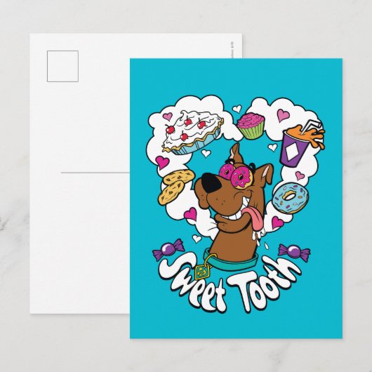 Scooby-Doo "Sweet Tooth" Briefkaart (Voorkant / Achterkant)