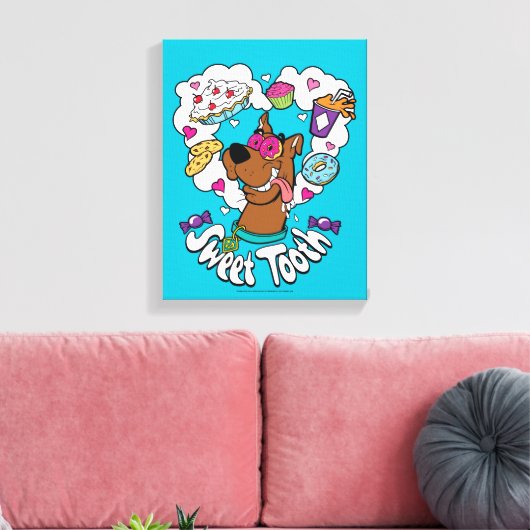Scooby-Doo "Sweet Tooth" Canvas Afdruk (Insitu (Woonkamer))
