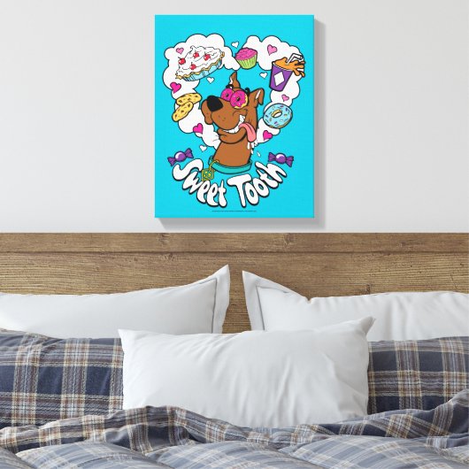 Scooby-Doo "Sweet Tooth" Canvas Afdruk (Insitu (Slaapkamer))