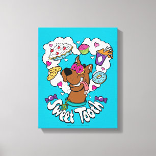 Scooby-Doo "Sweet Tooth" Canvas Afdruk
