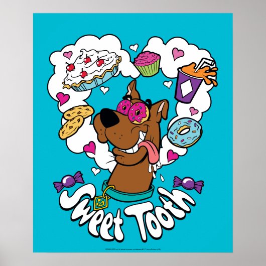 Scooby-Doo "Sweet Tooth" Poster (Voorkant)