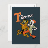 Scooby-Doo | T is voor Trick or treat Briefkaart (Voorkant / Achterkant)