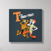 Scooby-Doo | T is voor Trick or treat Canvas Afdruk (Voorkant)
