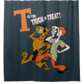 Scooby-Doo | T is voor Trick or treat Douchegordijn (Voorkant)