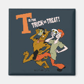Scooby-Doo | T is voor Trick or treat Magneet (Voorkant)