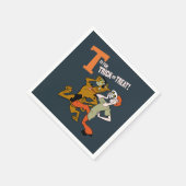 Scooby-Doo | T is voor Trick or treat Servet (Hoek)