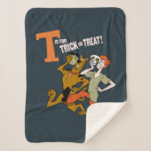 Scooby-Doo | T is voor Trick or treat Sherpa Deken (Voorkant)