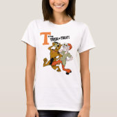 Scooby-Doo | T is voor Trick or treat T-shirt (Voorkant)