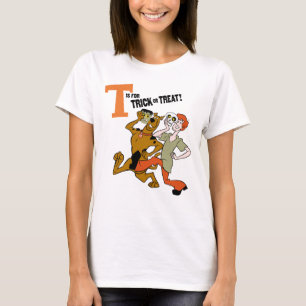 Scooby-Doo   T is voor Trick or treat T-shirt