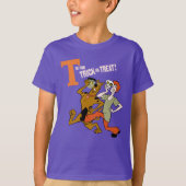 Scooby-Doo | T is voor Trick or treat T-shirt (Voorkant)