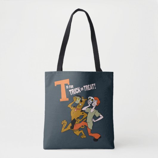 Scooby-Doo | T is voor Trick or treat Tote Bag (Voorkant)