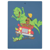 Scooby-Doo T-Rex-aanval Klembord (Achterkant)