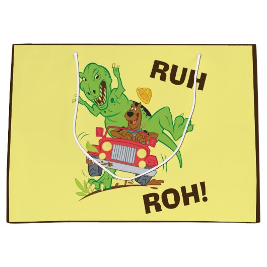 Scooby-Doo T-Rex-aanval Large Cadeautasje (Voorkant)