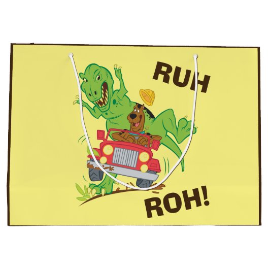 Scooby-Doo T-Rex-aanval Large Cadeautasje (Achterkant)