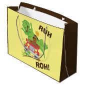 Scooby-Doo T-Rex-aanval Large Cadeautasje (Achterkant Gekanteld)