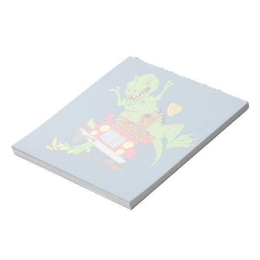 Scooby-Doo T-Rex-aanval Notitieblok (Linkerzijde)
