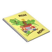 Scooby-Doo T-Rex-aanval Notitieboek (Rechterzijde)