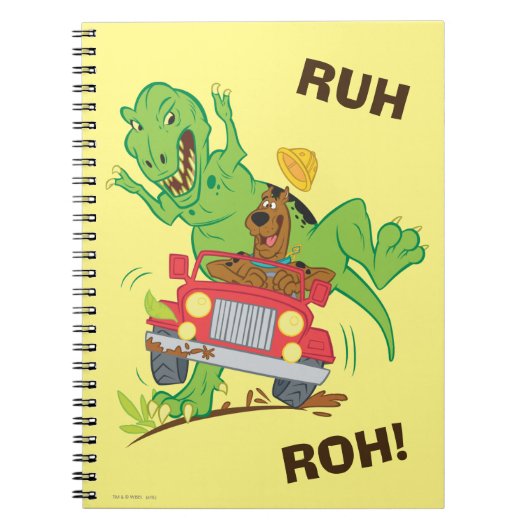 Scooby-Doo T-Rex-aanval Notitieboek (Voorkant)