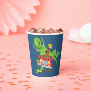 Scooby-Doo T-Rex-aanval Papieren Bekers