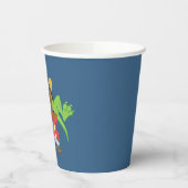 Scooby-Doo T-Rex-aanval Papieren Bekers (Links)