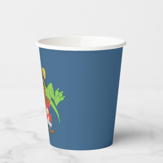 Scooby-Doo T-Rex-aanval Papieren Bekers (Links)