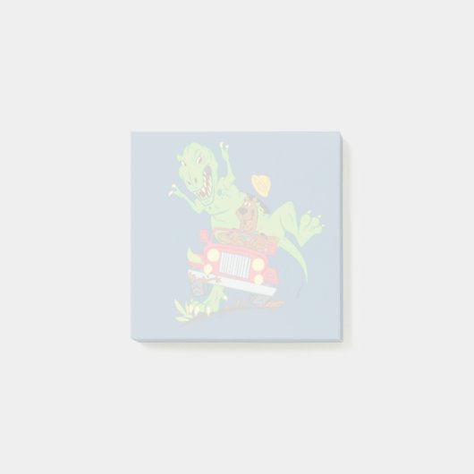 Scooby-Doo T-Rex-aanval Post-it® Notes (Voorkant)