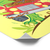 Scooby-Doo T-Rex-aanval Poster (Hoek)