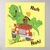 Scooby-Doo T-Rex-aanval Poster (Voorkant)