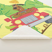 Scooby-Doo T-Rex-aanval Sherpa Deken (3/4)