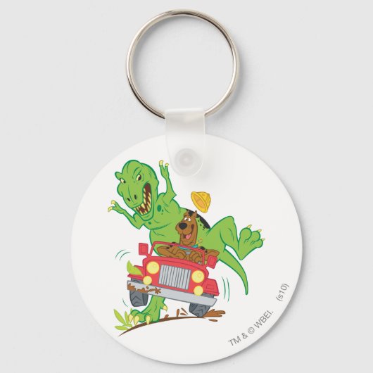 Scooby-Doo T-Rex-aanval Sleutelhanger (Voorkant)