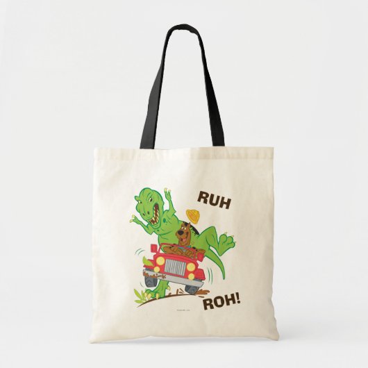 Scooby-Doo T-Rex-aanval Tote Bag (Voorkant)