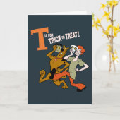 Scooby-Doo | T staat voor Trick or Treat Kaart (Gele Bloem)