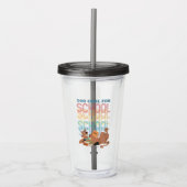 Scooby-Doo te kool voor school Acryl Drinkbeker (Voorkant)