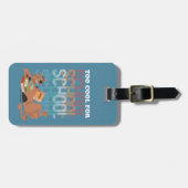 Scooby-Doo te kool voor school Bagagelabel (Voorkant horizontaal)