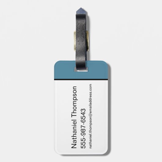 Scooby-Doo te kool voor school Bagagelabel (Achterkant verticaal)