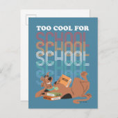 Scooby-Doo te kool voor school Briefkaart (Voorkant / Achterkant)
