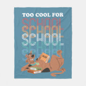 Scooby-Doo te kool voor school Fleece Deken (Voorkant)